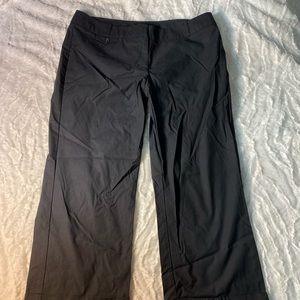 NY&CO New York & Co. Black Dressy Stretch Cropped Pants Size 8